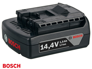 Bosch 14,4V 1.5 Ah Li-Ion Premium Batter Blå Bosch